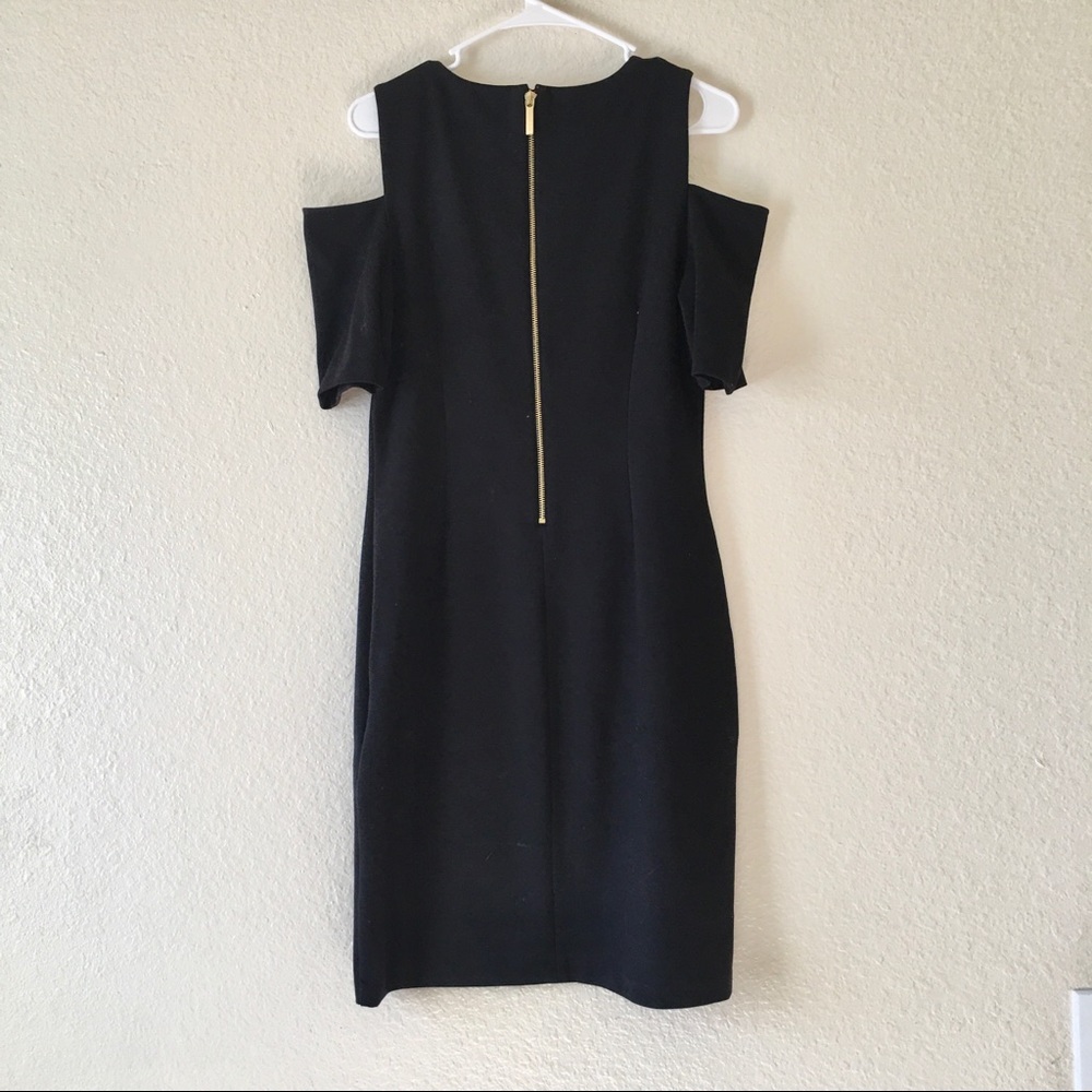 SOLD Michael Kors Cold-Shoulder Bodycon Dress